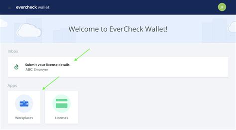 evercheck wallet|how to add license to evercheck wallet.